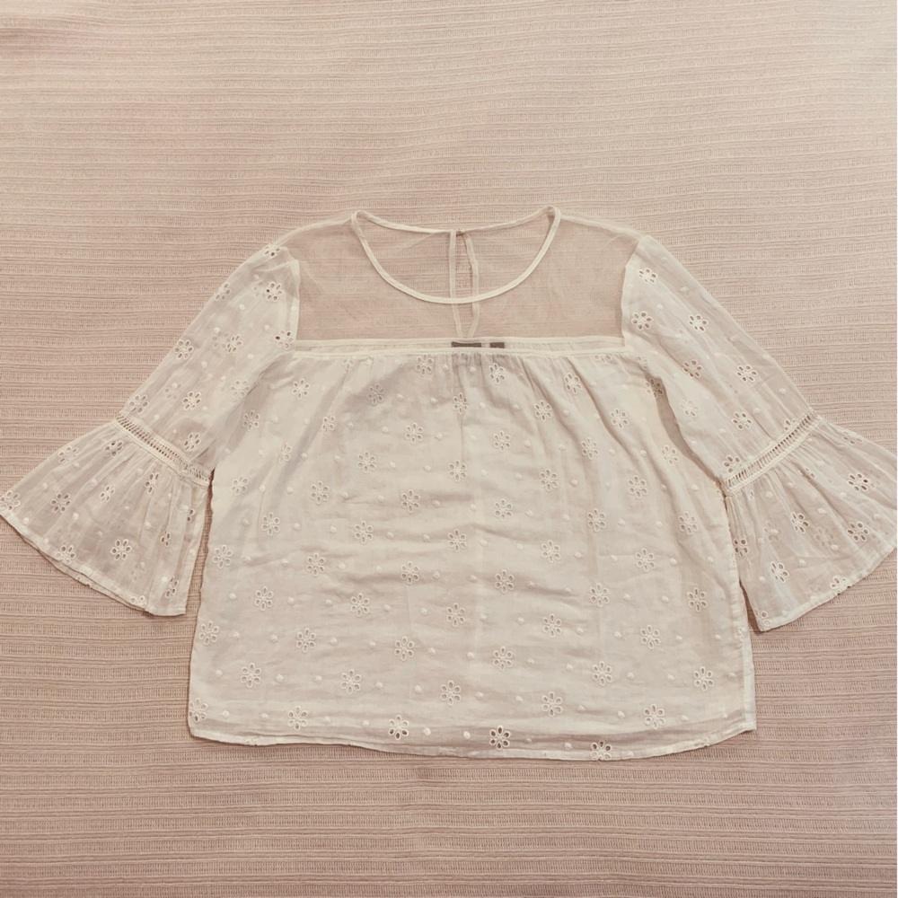 soho New York & Company Jeans white Blouse